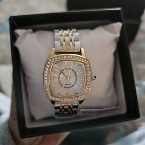 NWT Invicta Wildflower Women's Two-Tone Gold and Steel Watch 69356